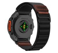 RanBluu QuickFit 22mm Correa de Nailon Compatible con Garmin Fenix 8 Pro 47mm/Quatix 8/Forerunner 970/Tactix 8/Descent G2/fēnix 8, Repuesto Correa, Banda de Reemplazo para Garmin Epix 2, Negro