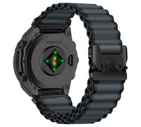 RanBluu QuickFit 22mm Correa de Nailon para Garmin Fenix 8 Pro/Tactix 8 47mm/Descent G2/fēnix 8 47mm/fēnix E/Fenix 7, Correa de Elástico, Banda de Reemplazo para Garmin Epix 2, Negro