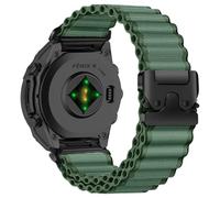 RanBluu QuickFit 22mm Correa de Nailon para Garmin Fenix 8 Pro/Tactix 8 47mm/Descent G2/fēnix 8 47mm/fēnix E/Fenix 7, Correa de Elástico, Banda de Reemplazo para Garmin Epix 2, Verde