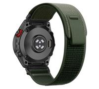 RanBluu QuickFit 26 mm Correa Reloj Nailon para Garmin fēnix 8 51 mm/Enduro 3/Fenix 7X/7X Pro/7X Pro Solar/6X/6X Pro/5X, Deportiva Correa, Pulseras de Repuesto para Garmin Descent Mk3i, Verde