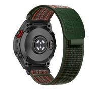 RanBluu QuickFit 26mm Correa Compatible con Garmin fēnix 8 51mm/Enduro 3/Fenix 7X/7X Pro/7X Pro Solar/6X/6X Pro/5X, Nylon Deportiva Correa, Banda de Reemplazo para Garmin Descent Mk3i, Verde&Naranja