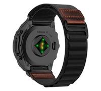RanBluu QuickFit 26mm Correa de Nailon Compatible con Garmin Fenix 8 Pro 51mm/Quatix 8 51mm/Tactix 8/fēnix 8/Enduro 3/Fenix 7X, Repuesto Correa, Banda de Reemplazo para Garmin Descent Mk3i, Negro