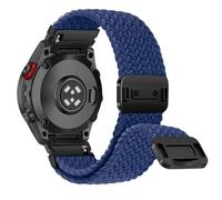 RanBluu QuickFit 26mm Correa de Nailon Compatibles con Garmin fēnix 8 51mm/Enduro 3/Fenix 7X/Fenix 7X Pro/Fenix 6X/6X Pro/5X, Cierre magnético Correa, Banda de Reemplazo para Garmin Descent Mk3i, Azul