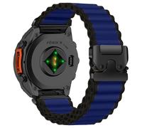 RanBluu QuickFit 26mm Correa de Nailon para Garmin Fenix 8 Pro 51mm/Tactix 8/Quatix 8/fēnix 8 51mm/Enduro 3/Fenix 7X/6X, Correa de Elástico, Banda de Reemplazo para Garmin Descent Mk3i, Azul