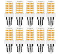 RANBOO Bombillas E14 LED 10W Equivalente a Bombillas Halógena de 80W Blanco Cálido 3000K 800lm AC 220-240V, 360 ° Ángulo de Haz, No Regulable, Sin Parpadeo, 10 Unidades