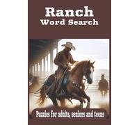 Ranching Word Search Puzzle Book: 55 Puzzles with Solutions| 660 words| Easy to read Print