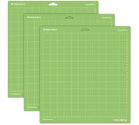 RANCOVY Alfombrilla de corte para Cricut Maker 3/Maker/Explore 3/Air 2/Air/One Standard Grip para Cricut Adhesivo Quilting Mat de corte de 12 x 12 pulgadas, color verde, paquete de 3