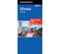 Rand McNally Easy to Fold: Illinois State Laminated Map