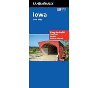 Rand McNally Easy to Fold: Iowa State Laminated Map
