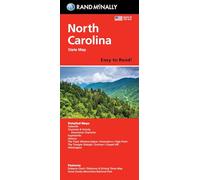 Rand McNally Easy to Read Folded Map: North Carolina State Map