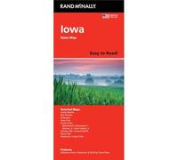 Rand McNally Easy to Read: Iowa State Map