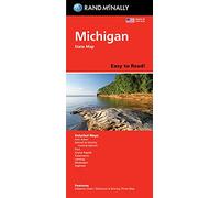Rand McNally Easy to Read: Michigan State Map