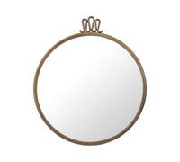 Randaccio Espejo de Pared Redondo Ø42 cm Latón Antiguo
