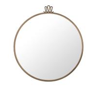 Randaccio Espejo de Pared Redondo Ø60 cm Latón Antiguo