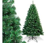 Randaco Árbol de Navidad Artificial de 180 cm, árbol de Navidad con 650 Puntas, Abeto de PVC inflamable, árbol Artificial, decoración de Navidad, Verde