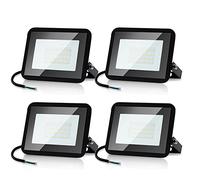 Randaco Focos LED Exterior 4 Paquetes, 50W 4250LM 6000K Blanco Frío Superbrillante Foco LED, IP66 Impermeable Luces LED Exterior, Aplique Pared Exterior para Patio Trasero Pasillo