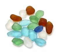 RanDal 10-16Mm Color Mezclado Undrilled Sea Beach Glass Beads Bulk Diy Jewelry Colgante Decoración