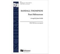 Randall Thompson: Pueri Hebræorum: Coro masculino: Partitura vocal