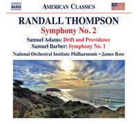 Adams / Thompson / Barber – Sinfonía n.º2 / Drift and Providence / Sinfonía n.º1 – NAXOS