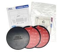 Randconcept - Disco de montaje adhesivo para salpicadero de 95 mm con adhesivo para soporte de teléfono con ventosa y compatible con soporte de succión GPS Garmin | 3.75 pulgadas de diámetro de 3