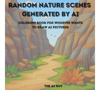RANDOM NATURE SCENES GENERATED BUY AI: COLORING BOOK FOR WHOEVER WANTS TO DRAW AI PICTURES