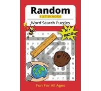 Random Word Search Puzzle Book: 5 Letter Random Word Search Puzzle Book for all ages | Word search puzzle with easy-to-read print | 6X9 inches, 110 ... road trips, birthday’s or just passing time!