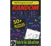 RANDOM Word Search: Puzzles for Kids, Adults and Seniors / Brain Games about Everything / Easy to Read Print / 50+ Puzzles /Brain Busters / Perfect Gift for Any Occasion
