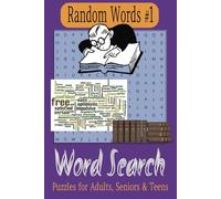 Random Words #1: Word Searches with Easy To Read Print | 6 x 9 inches 110 pages | 50+ Puzzles | a good Gift for Vacations, Holidays and free time.