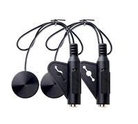 Randon Pastilla piezoeléctrica para guitarra acústica, ukelele, violín, mandolina, banjo, kalimba, arpa, 2 unidades