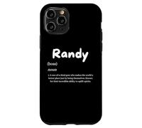 Randy Definition Personalized Name Custom Costume For Randy Carcasa para iPhone 11 Pro