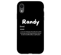 Randy Definition Personalized Name Custom Costume For Randy Carcasa para iPhone XR