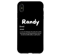Randy Definition Personalized Name Custom Costume For Randy Carcasa para iPhone XS MAX