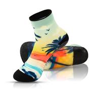 RANDY SUN Calcetines Barefoot Mujer, Calcetine Playa Hombre De Secado Rápido Con Suela De TPE, Para Voley Playa, Yoga, Piscina,1 Par