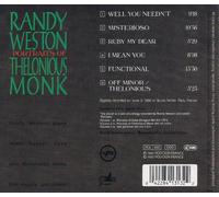 Randy Weston - Portraits Of Thelonious Monk
