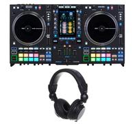 RANE SYSTEM ONE Controlador DJ todo en uno autónomo motorizado con Engine DJ OS, mezcla fluida en 2 platos, Stems FX, Serato DJ Pro, salidas XLR