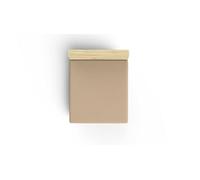 Ranforce Premium - Sábana Bajera Ajustable para Cama Individual XL, 100% algodón, 100 x 200 + 40 cm, 155 Hilos, Suave, Duradera y Lavable a máquina a 30 °C