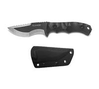 Range HK01 cuchillo de acampada de acero inoxidable 420, 20.2 cm, 9.6cm hoja x 10.6cm mango antideslizante G10