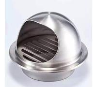 Range Hood tubo de escape Chimenea tapantilluvia, Exterior Pared antilluvia Ventilación cubierta, redondo acero inoxidable, exterior Secadora Ventilación cubierta, ventilación Grille, Conducto sombr