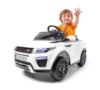 Range Rapid 12v con Mando - Blanco- Coche eléctrico para niños con batería de 12 voltios y Mando para Padres…