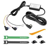 Range Tour Dashcam Hardwire Kit de cableado, 4m/13.12ft 12V-24V a 5V/2,5A Car Cargador Cable de alimentación Mini USB Hardwire Kit para Dashcam 24H Parking Monitor Protección de bajo Voltaje