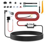 Range Tour Kit de cableado duro para cámara de salpicadero, puerto USB-C de 4 m, kit de cableado duro para cámara de coche, cable de alimentación de 12 V/24 V a 5 V, cable de carga con 4 adaptadores