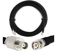 Rangeful BNC Macho a BNC Hembra 20m cable coaxial elástico - equivalente a LMR400 UF UltraFlex HF400-BNCM-BNCF-20