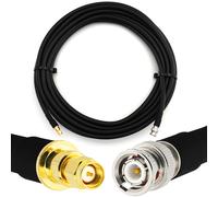 Rangeful BNC Macho a SMA Macho 25m cable coaxial elástico - equivalente a LMR400 UF UltraFlex HF400-BNCM-SM-25