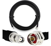 Rangeful RP-SMA macho a N macho Hex 2m IP67 cable coaxial - elástico HF-400-UF (equivalente a LMR400 UF UltraFlex) HF400-RPSM-NMH-2