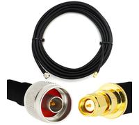 Rangeful SMA macho a N macho 10m cable coaxial — elástico HF-400-UF (equivalente a LMR400 UF UltraFlex) HF400-NM-SM-10