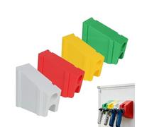 Rangement Outils D'Élevage - Lot De 4 Supports Magnétiques Muraux Pour Matériel Vétérinaire, Porte-Applicateur Robuste Pour Étable Et Ferme, Organisateur Pour Soins Bovins, Chevaux Et Porcs