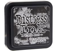 Ranger Almohadilla de tinta Tim19541 Tim Holtz Distress, color negro, 7,5 x 7,5 x 7 cm