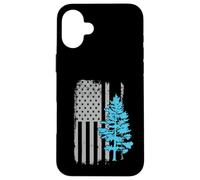 Ranger del Parque de la Bandera Americana de Pino Carcasa para iPhone 16 Plus