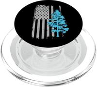 Ranger del Parque de la Bandera Americana de Pino PopSockets PopGrip para MagSafe