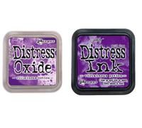 Ranger Ink - Tim Holtz - Juego de almohadillas de tinta de óxido de angustia y almohadilla de tinta de socorro - Villainous Potion PreOrder